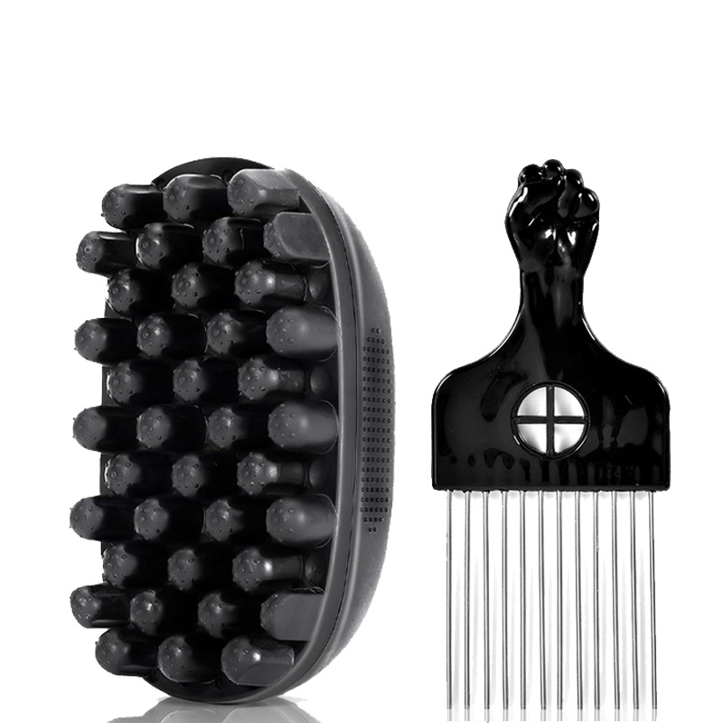 Afro Pick Comb - 2Pcs Hair Styling Set Wave Twist