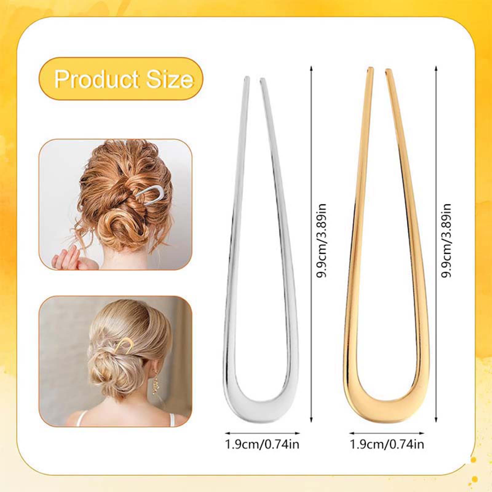French U Shaped Hair Pins Vint - Clip In Hair Piece recension och pris