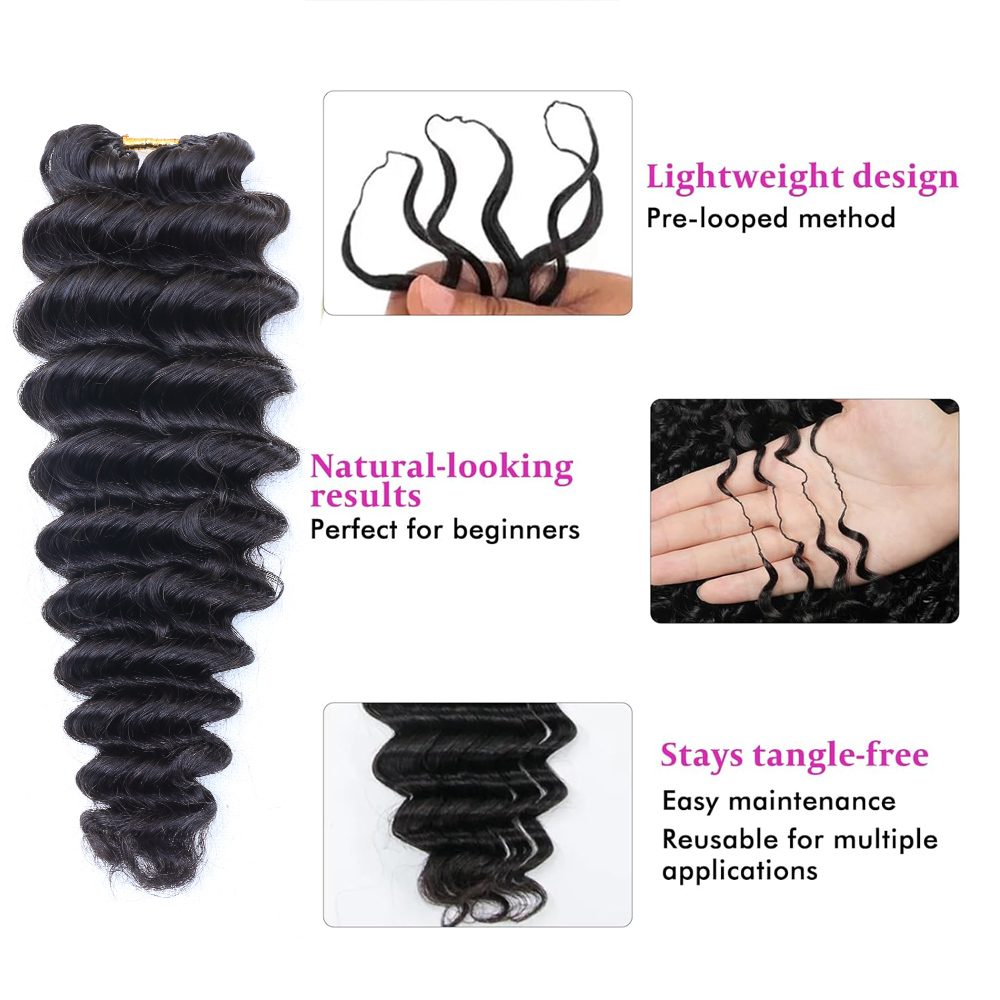100% Raw Vietnamese Human Hair - Feather Hair Extension recension och pris