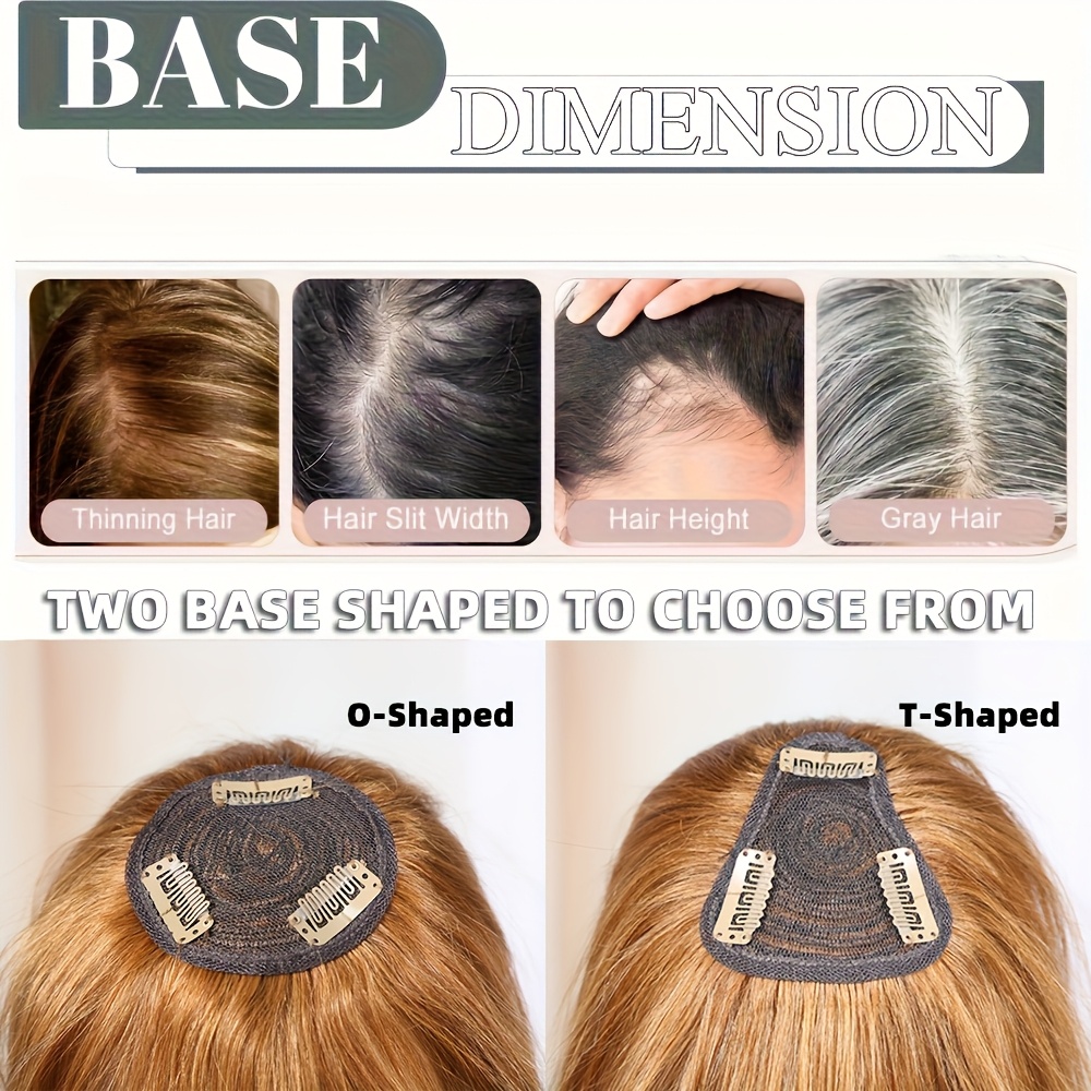 #30 Color Topper Hair Clip wit - Clip In Hair Piece recension och pris