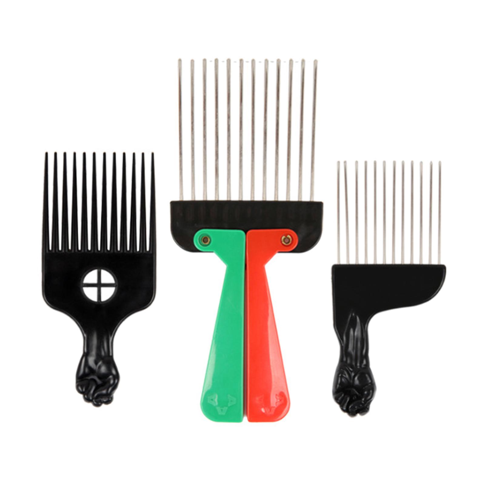 Metal Pick Afro Comb Curly Det - Afro Pick Comb recension och pris