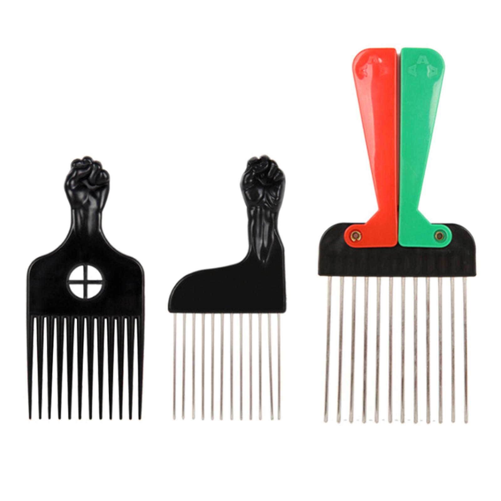 Metal Pick Afro Comb Curly Det - Afro Pick Comb recension och pris