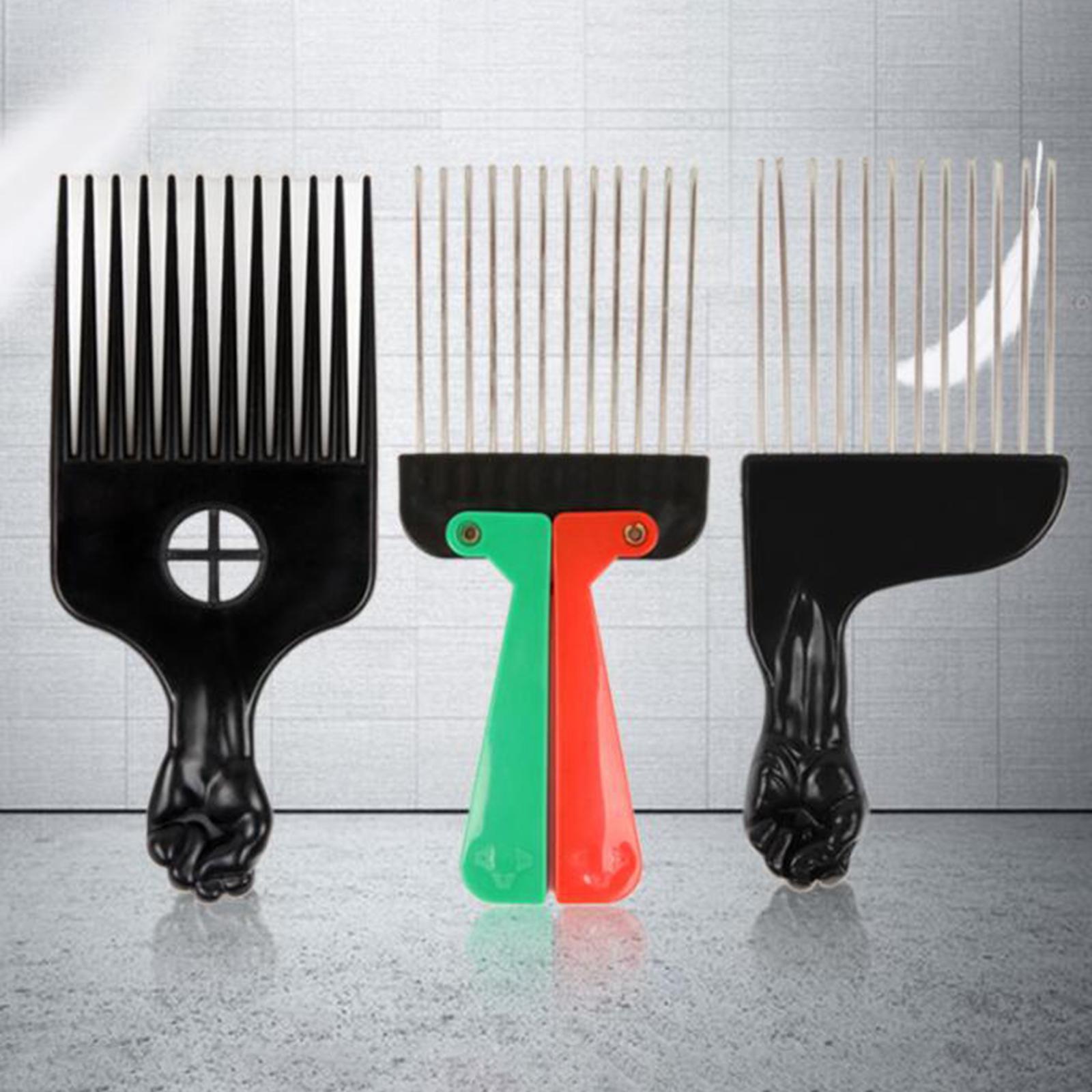 Metal Pick Afro Comb Curly Det - Afro Pick Comb recension och pris