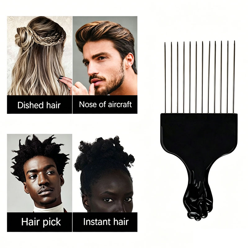 New Professional Wide Teeth Af - Afro Pick Comb recension och pris