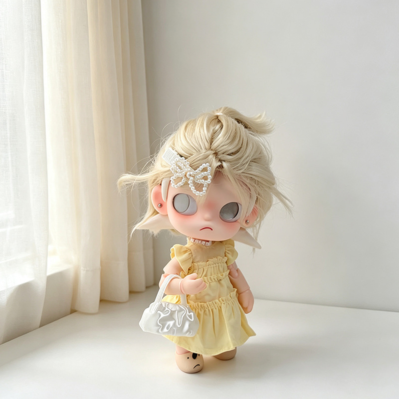 5Pcs Doll Outfit Set Lemon Yel - Clip In Hair Piece recension och pris