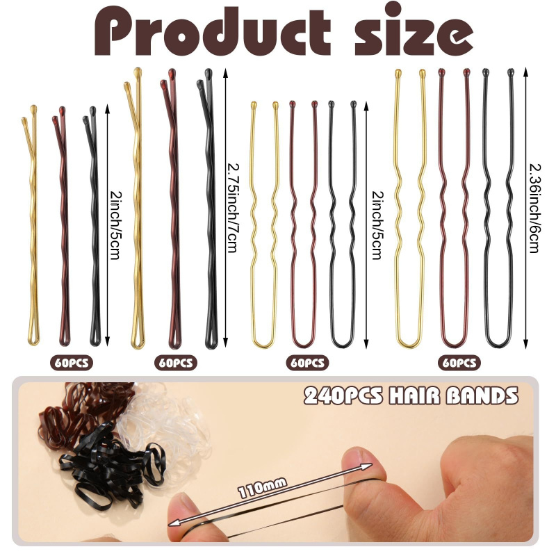 480Pcs Per Box Hair Styling Ac - Clip In Hair Piece recension och pris