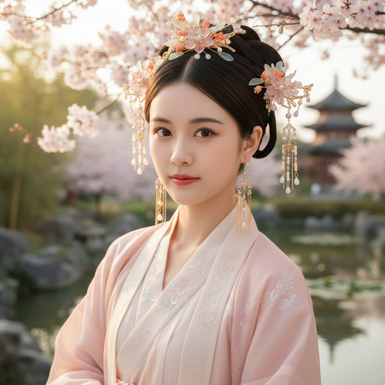 Ancient Hanfu Hair Accessories - Clip In Hair Piece recension och pris