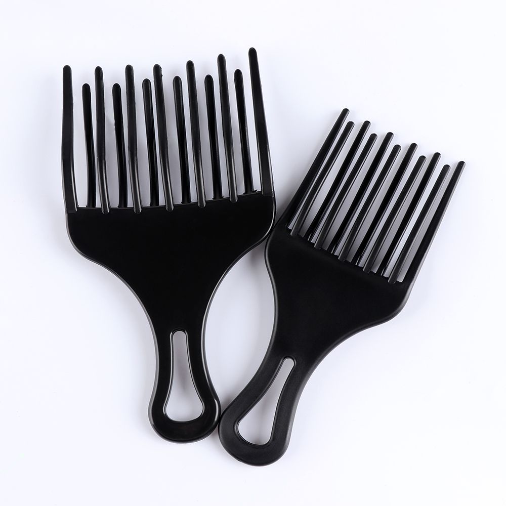 New High & Low Gear Teeth Anti - Afro Pick Comb recension och pris