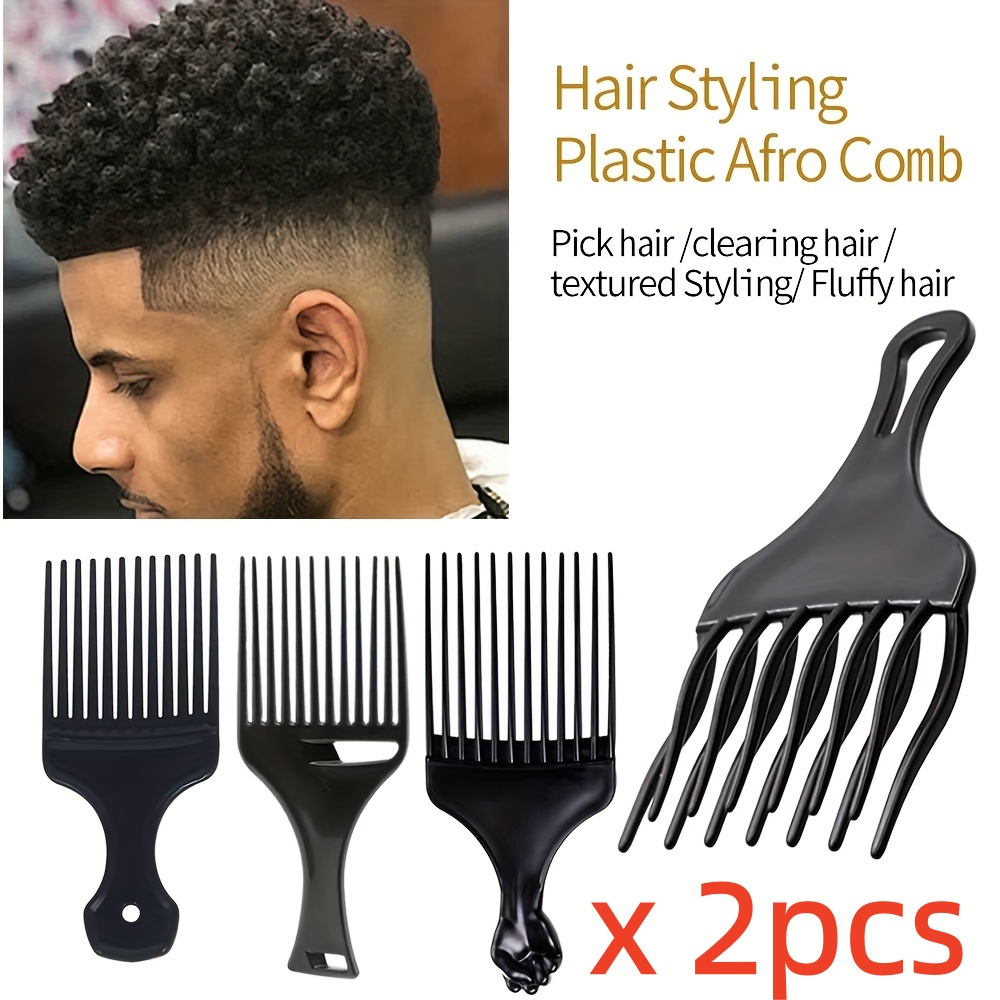 2pcs/pack Professional Barber  - Afro Pick Comb recension och pris
