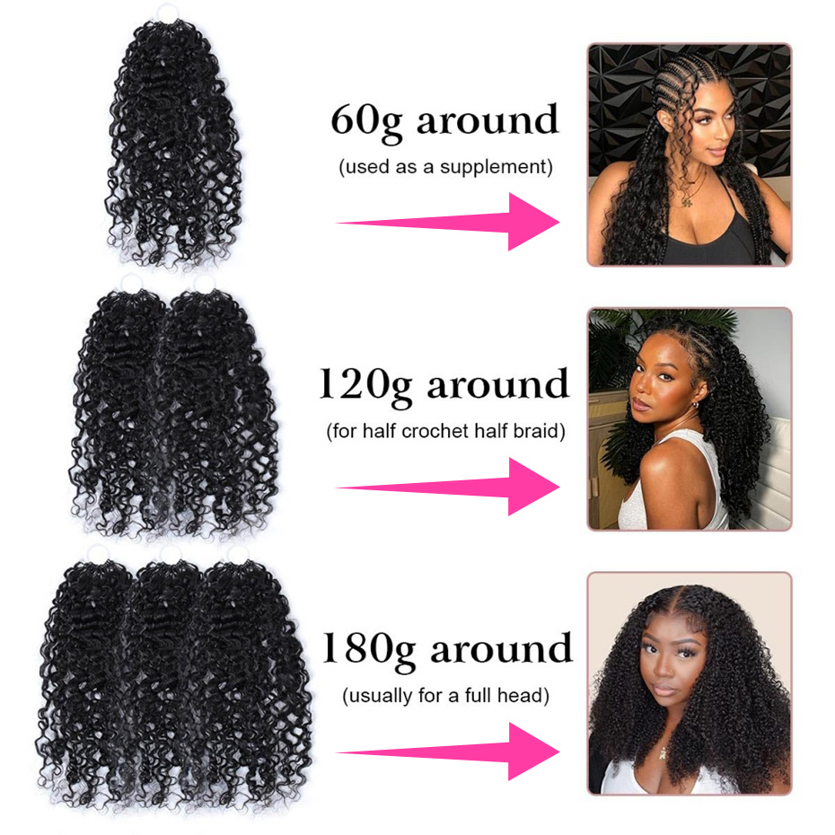 Natural Deep Wave Feather Croc - Feather Hair Extension recension och pris
