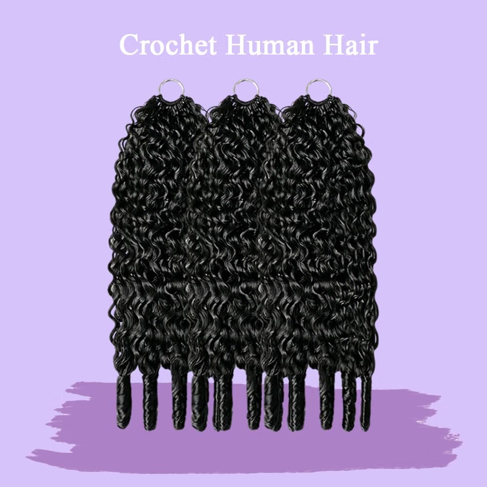 Burmese Curly Miracle Knots Cr - Feather Hair Extension recension och pris