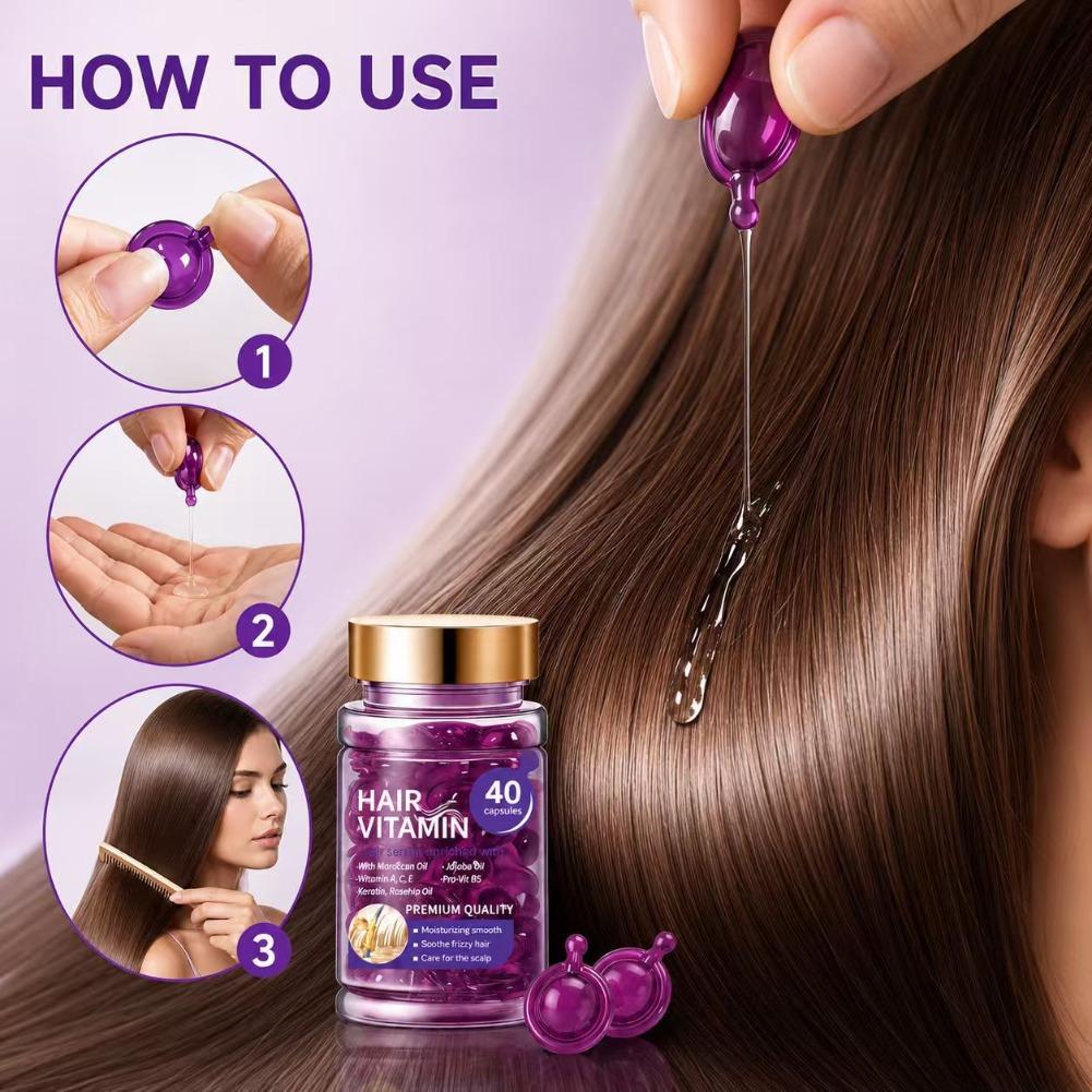 Argan Oil Hair Vitamin Capsule - Split End Repair Serum recension och pris
