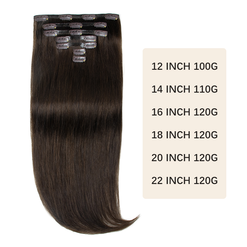 Invisible Thick PU Clip In Hum - Clip In Hair Piece recension och pris